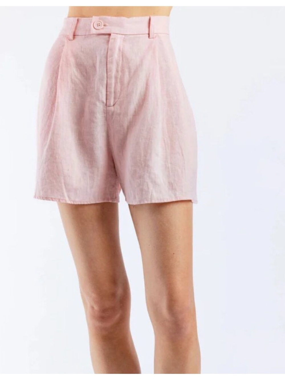 Sundays Linen High Waisted Shorts